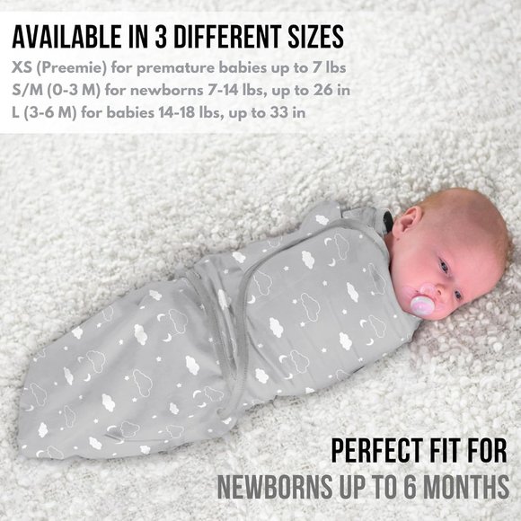 3 pack Mama Cheetah Baby Swaddle Sleep Sack Adjustable Preemie Wrap Light - Picture 3 of 10